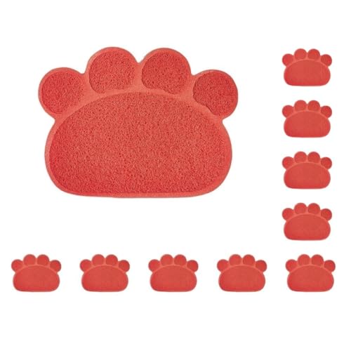 10 Set Katzenstreu Matte Ultimate Litter Trapping Solution For Furry Friend No Displacement Cat Litter Trapping Mat Litter Box Mat Red 10 Set Katzenstreu Matte Ultimate Litter Trapping Solution For Furry Friend No Displacement Cat Litter Trapping Mat Litter Box Mat Red von Mealoodiousmusea