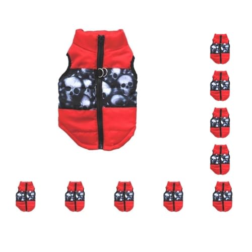 10er-Set Experience Ultimativer Komfort Geeignete Größe Winter Haustier Kleidung Polyester Kleine Hunde und Katzen Gepolsterte Winterkleidung Hundemantel Rot L 10er-Set Experience Ultimativer Komfort Geeignete Größe Winter Haustier Kleidung Polyester Kleine Hunde und Katzen Gepolsterte Winterkleidung Hundemantel Rot L von Mealoodiousmusea