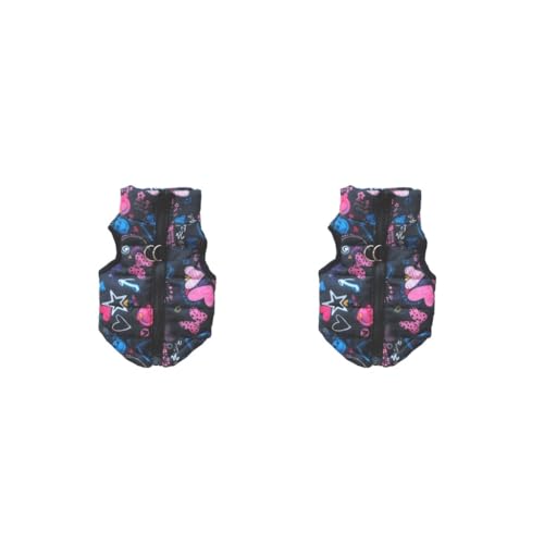 2er-Set Erfahrung Ultimativer Komfort Geeignete Größe Winter Haustier Kleidung Polyester Kleine Hunde und Katzen Gepolsterte Winterkleidung Hundemantel Schwarz L 2er-Set Erfahrung Ultimativer Komfort Geeignete Größe Winter Haustier Kleidung Polyester Kleine Hunde und Katzen Gepolsterte Winterkleidung Hundemantel Schwarz L von Mealoodiousmusea