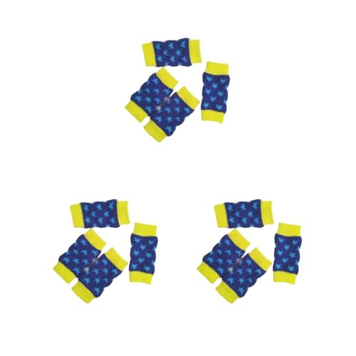 Beinwärmer für Hunde, bequem, exquisites Handwerk, ungiftig, geruchlose Baumwolle, Haustier-Kniewärmer, 3 Stück, 4 Stück Beinwärmer für Hunde, bequem, exquisites Handwerk, ungiftig, geruchlose Baumwolle, Haustier-Kniewärmer, 3 Stück, 4 Stück von Mealoodiousmusea
