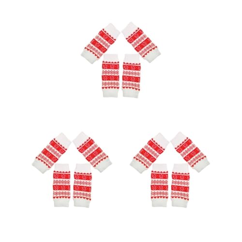 Hunde-Beinwärmer, bequem, exquisites Handwerk, ungiftig, geruchlose Baumwolle, Haustier-Kniestrümpfe, Hundesocken, Weihnachtsmotiv, Größe M, 3 Stück Hunde-Beinwärmer, bequem, exquisites Handwerk, ungiftig, geruchlose Baumwolle, Haustier-Kniestrümpfe, Hundesocken, Weihnachtsmotiv, Größe M, 3 Stück von Mealoodiousmusea
