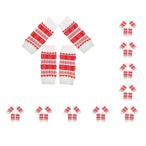 Hunde-Beinwärmer, bequem, exquisites Handwerk, ungiftige, geruchlose Baumwolle, Haustier-Kniestrümpfe, Hundesocken, Weihnachtsmotiv, Größe M, 10 Stück Hunde-Beinwärmer, bequem, exquisites Handwerk, ungiftige, geruchlose Baumwolle, Haustier-Kniestrümpfe, Hundesocken, Weihnachtsmotiv, Größe M, 10 Stück von Mealoodiousmusea