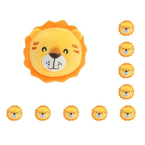 Mealoodiousmusea 10 Set Dog S Best Companion Happy Ball Plüschspielzeug für aktive Spielzeit Einfach zu bedienen Aktiv Bewegliches Haustier Plüschtier Bewegliches Hundespielzeug Löwenball von Mealoodiousmusea
