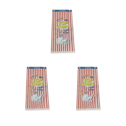 Mealoodiousmusea 3er-Set Popcorn-Kraftpapiertüten für Haustiere, natürlich und schadstofffrei, speziell für Katzen mit mehreren Schichten, Popcorn-Papier Mealoodiousmusea 3er-Set Popcorn-Kraftpapiertüten für Haustiere, natürlich und schadstofffrei, speziell für Katzen mit mehreren Schichten, Popcorn-Papier von Mealoodiousmusea