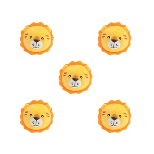 Mealoodiousmusea 5 Set Dog S Best Companion Happy Ball Plüschspielzeug für aktive Spielzeit Einfach zu bedienen Aktiv Bewegliches Haustier Plüschtier Bewegliches Hundespielzeug Löwenball von Mealoodiousmusea