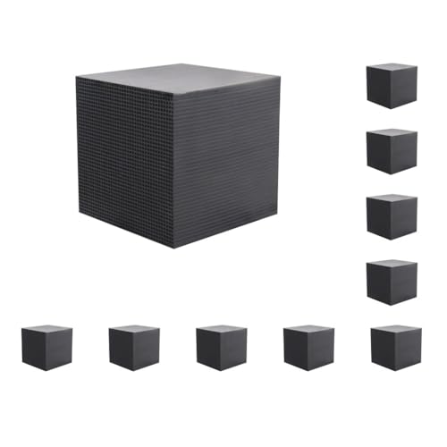 Mealoodiousmusea Aktivkohlefilter-Würfel für Aquarien, tragbar, Aktivkohle, Geruchsentferner, Verunreinigungen, Adsorptionszubehör, 5 x 5 x 5 cm, 10 Stück Mealoodiousmusea Aktivkohlefilter-Würfel für Aquarien, tragbar, Aktivkohle, Geruchsentferner, Verunreinigungen, Adsorptionszubehör, 5 x 5 x 5 cm, 10 Stück von Mealoodiousmusea