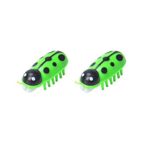 Mealoodiousmusea Elektrisches Katzenspielzeug, verschiedene Stile, praktisch und tragbar, interaktives elektrisches Spielzeug, interaktives Spielzeug, grüner Marienkäfer, 2 Stück Mealoodiousmusea Elektrisches Katzenspielzeug, verschiedene Stile, praktisch und tragbar, interaktives elektrisches Spielzeug, interaktives Spielzeug, grüner Marienkäfer, 2 Stück von Mealoodiousmusea