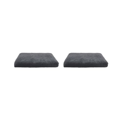 Mealoodiousmusea Hundebett-Set, 2er-Set, geeignet für alle Rassen, leicht zu reinigen, Polyester, Haustiermatte, verschiedene Farben und Größen, Dunkelgrau, M, 50 x 40 x 5 cm Mealoodiousmusea Hundebett-Set, 2er-Set, geeignet für alle Rassen, leicht zu reinigen, Polyester, Haustiermatte, verschiedene Farben und Größen, Dunkelgrau, M, 50 x 40 x 5 cm von Mealoodiousmusea