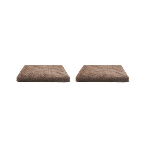 Mealoodiousmusea Hundebett-Set, 2er-Set, geeignet für alle Rassen, leicht zu reinigen, Polyester, Haustiermatte, verschiedene Farben und Größen, Khaki, L 75 x 50 x 7 cm Mealoodiousmusea Hundebett-Set, 2er-Set, geeignet für alle Rassen, leicht zu reinigen, Polyester, Haustiermatte, verschiedene Farben und Größen, Khaki, L 75 x 50 x 7 cm von Mealoodiousmusea