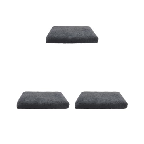 Mealoodiousmusea Hundebett-Set, 3er-Set, geeignet für alle Rassen, leicht zu reinigen, Polyester, Haustiermatte, verschiedene Farben und Größen, Dunkelgrau, Größe XXL, 120 x 80 x 10 cm Mealoodiousmusea Hundebett-Set, 3er-Set, geeignet für alle Rassen, leicht zu reinigen, Polyester, Haustiermatte, verschiedene Farben und Größen, Dunkelgrau, Größe XXL, 120 x 80 x 10 cm von Mealoodiousmusea