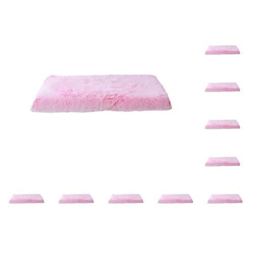 Mealoodiousmusea Hundebett-Set, geeignet für alle Rassen, leicht zu reinigen, Polyester, Haustiermatte, verschiedene Farben und Größen, Rosa, Weiß, L 75 x 50 x 7 cm, 10 Stück Mealoodiousmusea Hundebett-Set, geeignet für alle Rassen, leicht zu reinigen, Polyester, Haustiermatte, verschiedene Farben und Größen, Rosa, Weiß, L 75 x 50 x 7 cm, 10 Stück von Mealoodiousmusea
