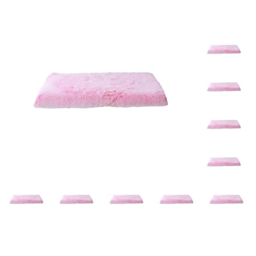 Mealoodiousmusea Hundebett-Set, geeignet für alle Rassen, leicht zu reinigen, Polyester, Haustiermatte, verschiedene Farben und Größen, Rosa, Weiß, S 40 x 30 x 5 cm, 10 Stück Mealoodiousmusea Hundebett-Set, geeignet für alle Rassen, leicht zu reinigen, Polyester, Haustiermatte, verschiedene Farben und Größen, Rosa, Weiß, S 40 x 30 x 5 cm, 10 Stück von Mealoodiousmusea