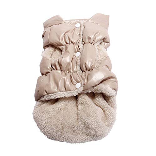 Warmer Wintermantel für Hunde, Wintermantel, Weste, Daunenjacke, Übergröße, Champagner Warmer Wintermantel für Hunde, Wintermantel, Weste, Daunenjacke, Übergröße, Champagner von Mealoodiousmusea