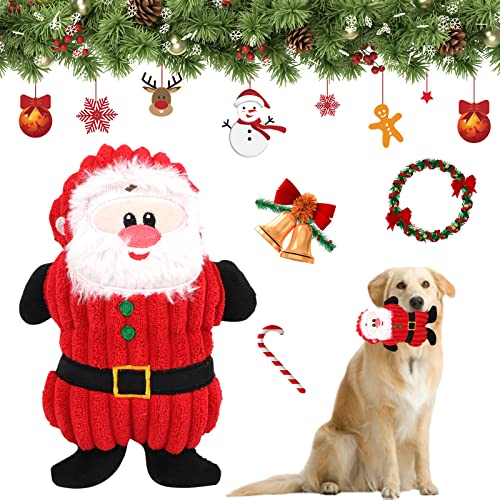 Mecctuck Hundespielzeug, Hundespielzeug Unzerstörbar, Hundespielzeug Weihnachten, Spielzeug Hund, Hunde Spielzeug, Quietschspielzeug, Interaktive Kauen Spielzeug für Welpen Kleine und Mittlere Hunde von Mecctuck