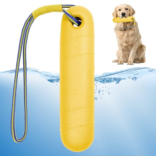 Hundespielzeug, Wasserspielzeug Hund, 22CM Schwimmspielzeug Hunde, Interaktives Hundespielzeug, Hunde Spielzeug Schwimmend mit Nylon Rope für Mittelgroße Große Hunde Trainieren Apportieren im Wasser Hundespielzeug, Wasserspielzeug Hund, 22CM Schwimmspielzeug Hunde, Interaktives Hundespielzeug, Hunde Spielzeug Schwimmend mit Nylon Rope für Mittelgroße Große Hunde Trainieren Apportieren im Wasser von Mecctuck