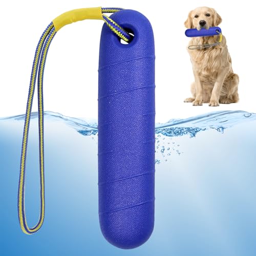 Hundespielzeug, Wasserspielzeug Hund, 22CM Schwimmspielzeug Hunde, Interaktives Hundespielzeug, Hunde Spielzeug Schwimmend mit Nylon Rope für Mittelgroße Große Hunde Trainieren Apportieren im Wasser Hundespielzeug, Wasserspielzeug Hund, 22CM Schwimmspielzeug Hunde, Interaktives Hundespielzeug, Hunde Spielzeug Schwimmend mit Nylon Rope für Mittelgroße Große Hunde Trainieren Apportieren im Wasser von Mecctuck