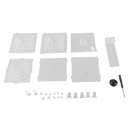Transparente Acryl-Isolierbox für die Zucht von Aquarien mit doppelter Befestigung, Brutkasten-Inkubatorhalter, geeignet für die Fischzucht [Aquarien] (10cm*10 cm*10 cm) von MechKit