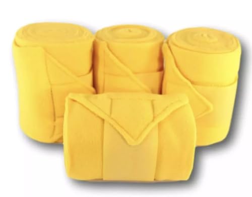 MedTouch Fleece-Pferde-Polobandagen, 4 Stück, 10,2 cm breit, 3 m lang, Gelb MedTouch Fleece-Pferde-Polobandagen, 4 Stück, 10,2 cm breit, 3 m lang, Gelb von MedTouch