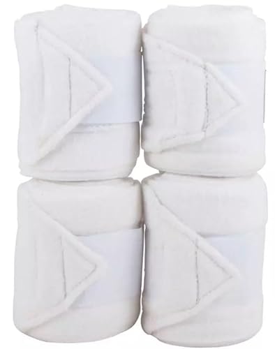 MedTouch Fleece-Pferde-Polobandagen, 4 Stück, 10,2 cm breit, 3 m lang, Weiß MedTouch Fleece-Pferde-Polobandagen, 4 Stück, 10,2 cm breit, 3 m lang, Weiß von MedTouch