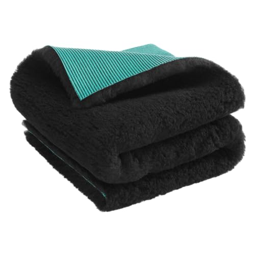 Medbed Premium - Die medizinische Hundedecke: rutschfest, feuchtigkeitsabsorbierend, atmungsaktiv und waschbar (100x140 cm, Schwarz) von Medbed