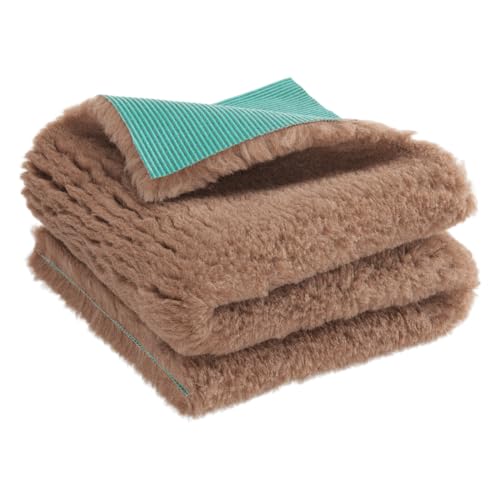 Medbed Premium - Die medizinische Hundedecke: rutschfest, feuchtigkeitsabsorbierend, atmungsaktiv und waschbar (50x70 cm, Nougat) von Medbed