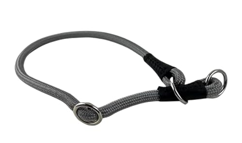 Soft Cord - Hundehalsband mit Zugbegrenzung, Nylon Halsung, Zugstopper, grau, L - 55cm, einstellbar, robust, wetterfest, innen textilverstärkt und Endkappen aus Leder… Soft Cord - Hundehalsband mit Zugbegrenzung, Nylon Halsung, Zugstopper, grau, L - 55cm, einstellbar, robust, wetterfest, innen textilverstärkt und Endkappen aus Leder… von MediMuc
