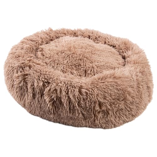 MEDISAFETY Hundebett Milou Haustierkissen für Hunde und Katzen besonders Flauschiges Haustiersofa Kuschelinsel rund 50-80cm in hellgrau, dunkelgrau, beige, braun, Farbe:L - Braun MEDISAFETY Hundebett Milou Haustierkissen für Hunde und Katzen besonders Flauschiges Haustiersofa Kuschelinsel rund 50-80cm in hellgrau, dunkelgrau, beige, braun, Farbe:L - Braun von MediSafety by Dr. Schandelmeier