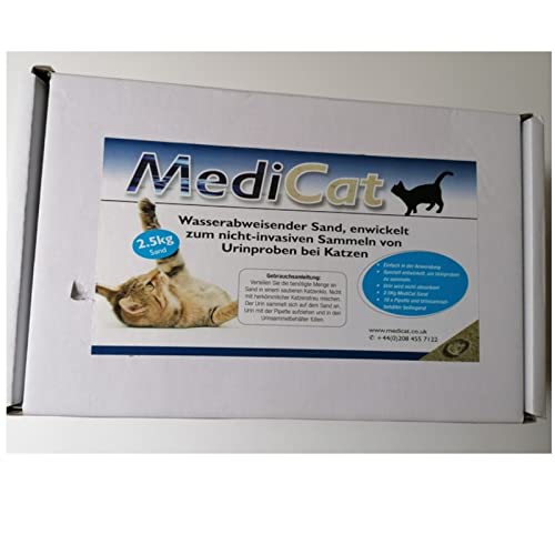 MediCat Katzenstreu | 2,5 kg | Zur Harngewinnung | Für alle Tiere, bei denen Urinproben benötigt werden geeignet | Stressfreie Methode zur Sammlung von Urinproben MediCat Katzenstreu | 2,5 kg | Zur Harngewinnung | Für alle Tiere, bei denen Urinproben benötigt werden geeignet | Stressfreie Methode zur Sammlung von Urinproben von MediCAT