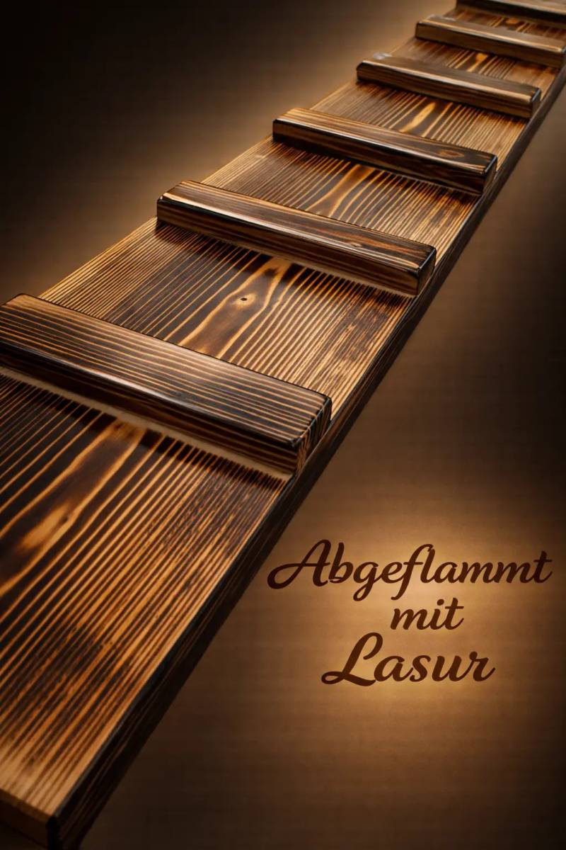 Katzenleiter 120 cm – sichere Aufstiegshilfe für Deine Katze – Abgeflammt ohne Befestigung mit Lasur / 120cm Katzenleiter 120 cm – sichere Aufstiegshilfe für Deine Katze – Abgeflammt ohne Befestigung mit Lasur / 120cm von Medikratz