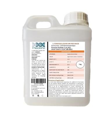 2 kg L Lysin Flüssigkeit 50 % für Tiere von Medilife