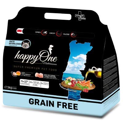 Mediterran Mediterraneum Happy One Feline Adult Sterilisiert 3kg 3000g von Mediterran