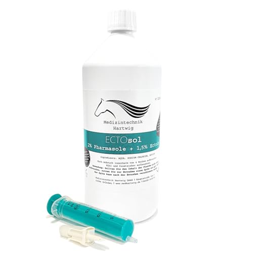 Medizintechnik Hartwig ECTOsol Inhalationslösung, 2% Sole + 1,5% Ectoin, 1l, für Atemwegserkrankungen bei Tieren Medizintechnik Hartwig ECTOsol Inhalationslösung, 2% Sole + 1,5% Ectoin, 1l, für Atemwegserkrankungen bei Tieren von Medizintechnik Hartwig