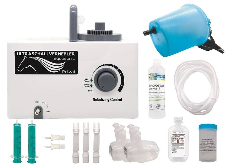 Ultraschallvernebler Equosonic Starter Paket groß Maskengröße groß, 12 Liter Volumen Ultraschallvernebler Equosonic Starter Paket groß Maskengröße groß, 12 Liter Volumen von Medizintechnik Hartwig