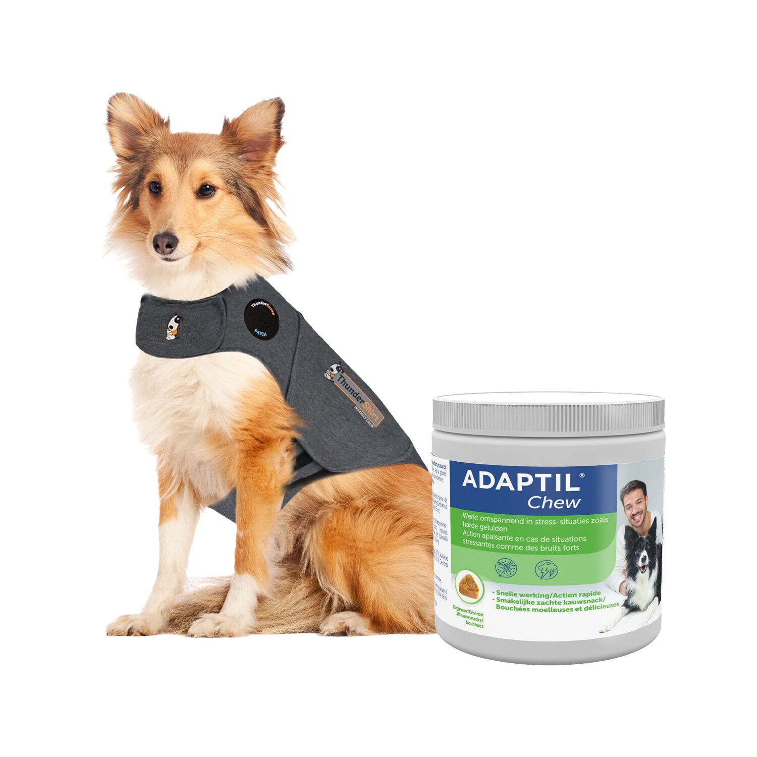 Thundershirt M + Adaptil Calm Zerstäuber von Medpets