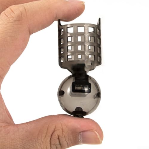 Kompakter PE-Kunststoff verstellbarer Köderkäfig zum Angeln, 10 5g und 11 5g Gewichte, geeignet für verschiedene Süßwasserarten (S) von MeevrgR