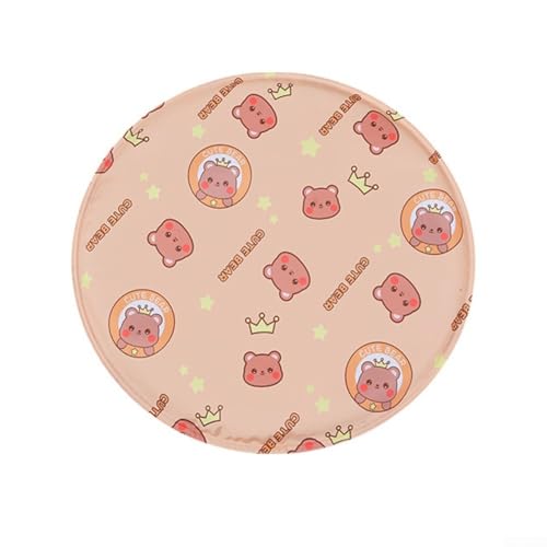 MeevrgR Bequemes, rundes Haustier-Kühlkissen hält Ihre pelzigen Freunde kühl, während sie sich drinnen oder draußen entspannen (B 30 cm) von MeevrgR