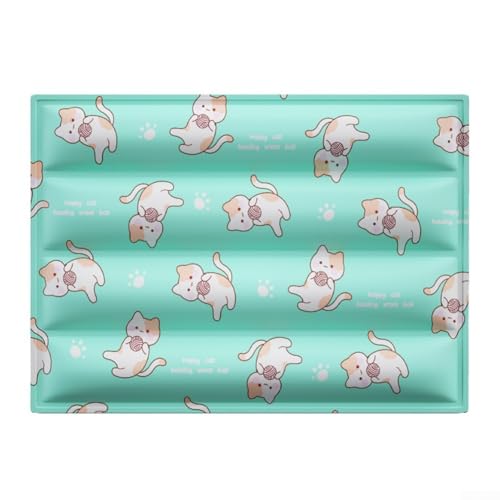 MeevrgR Leicht waschbares Kühlkissen für Hunde und Katzen, perfekte Ergänzung zu Ihrer Sommerausrüstung (A 30 x 40 cm) von MeevrgR