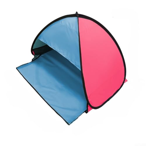 MeevrgR Pop-Up-Haustier-Strandzelt, UV-Schutz und winddicht für Katzen/Hunde, 2-Sekunden-Setup, faltbar auf 20,3 cm, tragbarer Sonnenschutz für Reisen, 80 x 65 x 55 cm, Karminrot mit Blau MeevrgR Pop-Up-Haustier-Strandzelt, UV-Schutz und winddicht für Katzen/Hunde, 2-Sekunden-Setup, faltbar auf 20,3 cm, tragbarer Sonnenschutz für Reisen, 80 x 65 x 55 cm, Karminrot mit Blau von MeevrgR