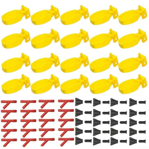 Müheloses Trinksystem für Wachteln und Tauben Automatische Bewässerung für einfache Vogelpflege (12-teiliges Set) von MeevrgR