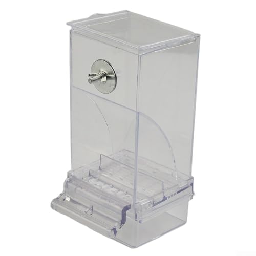 Wellensittich, Vogelfutterbox, Spritzschutz, verstellbare Schallwand, hält das Futter sicher (transparent) von MeevrgR