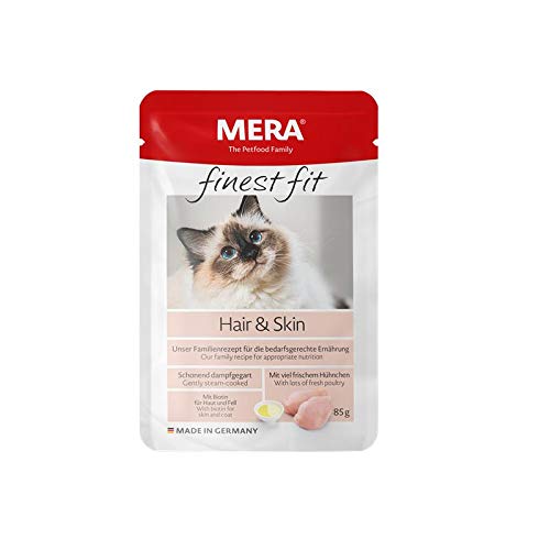 MeraCat Finest fit Hair&Skin | 12x 85g Katzenfutter nass von Mega Cats