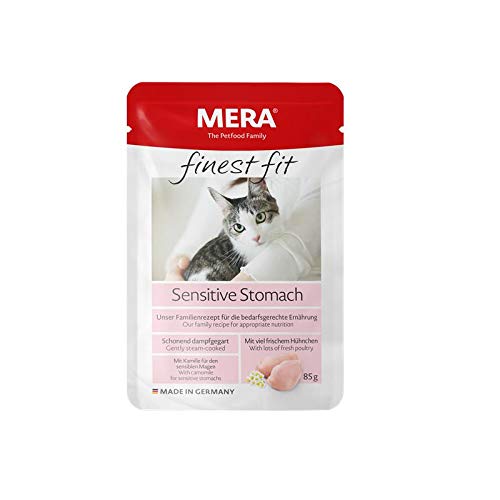 MeraCat Finest fit Sensitive Stomach | 12x 85g Katzenfutter nass von Mega Cats