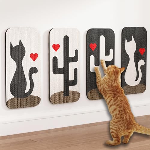 Megidok Katzenkratzer, Wandmontage, niedliche Kratzunterlage für Katzen, Nagelfeile, Couchschutz, Kratzbäume für Indoor-Katzen, Erwachsene, Katzen und Kakteen Megidok Katzenkratzer, Wandmontage, niedliche Kratzunterlage für Katzen, Nagelfeile, Couchschutz, Kratzbäume für Indoor-Katzen, Erwachsene, Katzen und Kakteen von Megidok
