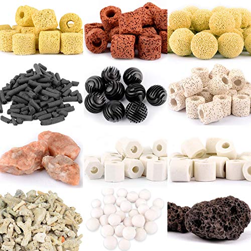 Mei Ting Aquarium Aquarium Filtermedien Bio-Kugel Keramikring Keramikkugel, 500 g 12 in 1 Bio-Filtermaterial Mei Ting Aquarium Aquarium Filtermedien Bio-Kugel Keramikring Keramikkugel, 500 g 12 in 1 Bio-Filtermaterial von Mei Ting