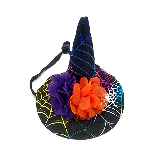 6er-Pack Haustier-Halloween-Kürbis-Hut, verstellbare Katzen-Kopfbedeckung für Halloween, Urlaub, Festival (C) von MeiAOBest