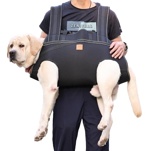 Große Hundetragetasche, Ganzkörper-Hunderucksack, Haustierbeinstütze, Hebegeschirr für ältere Hunde, Gelenkverletzungen, Arthritis, Treppenauf- und hinunter, Lähmung, Hundetraining für Spaziergänge von MeiAOBest