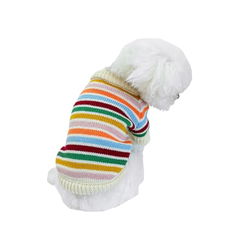 Haustier-Strickpullover, Weihnachtsstrickpullover für kleine Hunde, für kaltes Wetter, Katzen-/Hundepullover, niedliches Haustierkleid für Welpen, kleine, mittelgroße Hunde, Größe M Haustier-Strickpullover, Weihnachtsstrickpullover für kleine Hunde, für kaltes Wetter, Katzen-/Hundepullover, niedliches Haustierkleid für Welpen, kleine, mittelgroße Hunde, Größe M von MeiAOBest