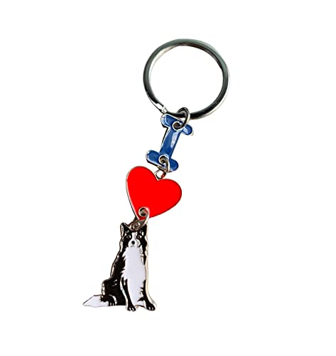Hunde-Schlüsselanhänger, "I Love Dog", Metall-Haustier-ID-Tags, Schlüsselanhänger, Schlüsselanhänger für Hundeliebhaber, Geschenk Hunde-Schlüsselanhänger, "I Love Dog", Metall-Haustier-ID-Tags, Schlüsselanhänger, Schlüsselanhänger für Hundeliebhaber, Geschenk von MeiAOBest