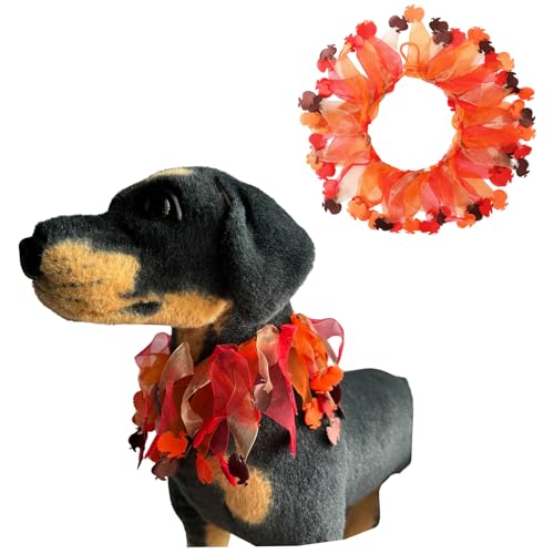Hundehalsband für Katzen, verstellbar, für Urlaub, Party, Hund, Weihnachten, Halloween, buntes Band, Dekoration, Halsband, Haustier-Karneval, Partys, Cosplay, Urlaub, Verkleidung, Halskette, L Hundehalsband für Katzen, verstellbar, für Urlaub, Party, Hund, Weihnachten, Halloween, buntes Band, Dekoration, Halsband, Haustier-Karneval, Partys, Cosplay, Urlaub, Verkleidung, Halskette, L von MeiAOBest
