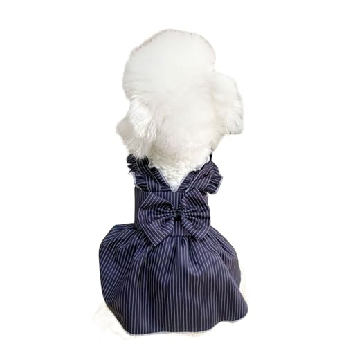 Kleid für kleine Hunde, Sommerrock mit Schleife, atmungsaktives Prinzessinnen-Kostüm, Weste für Katzen, Welpen, kleine, mittelgroße Hunde, Größe M, Schwarz Kleid für kleine Hunde, Sommerrock mit Schleife, atmungsaktives Prinzessinnen-Kostüm, Weste für Katzen, Welpen, kleine, mittelgroße Hunde, Größe M, Schwarz von MeiAOBest